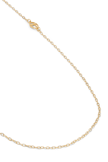 Victoria Chain, 18K Gold-Plated Steel